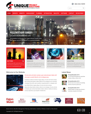 Web-Design von pb für Unique Project Solutions | Design: #2253526