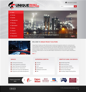 Web-Design von pb für Unique Project Solutions | Design: #2253535