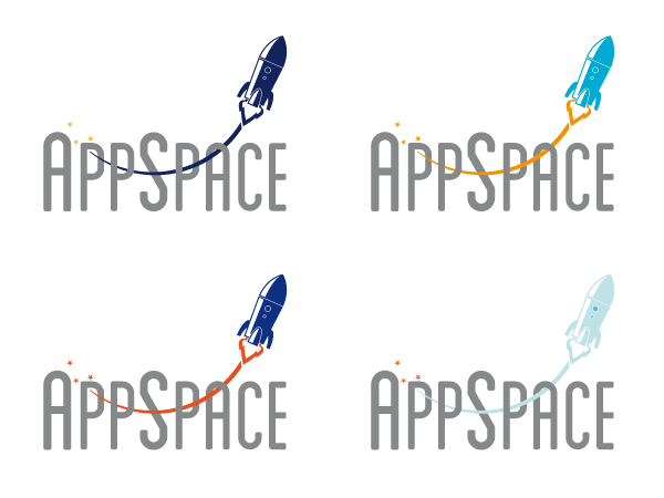 Logo Design by hoch2wo for AppSpace snc di Emanuele Marrocco e Alessandro Petrelli | Design #2244453