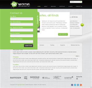 Web Design by pb for A Prompt Limited | Design: #2238376