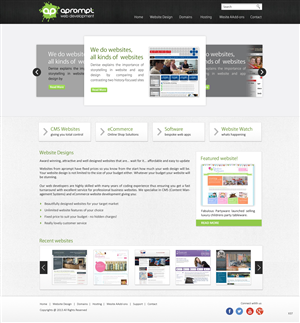 Web Design by pb for A Prompt Limited | Design: #2248351