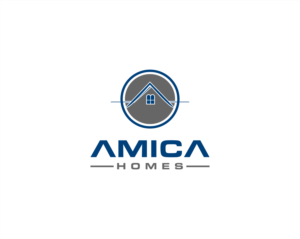 Diseño de Logo por suro212 para Amica Homes | Diseño: #10663263