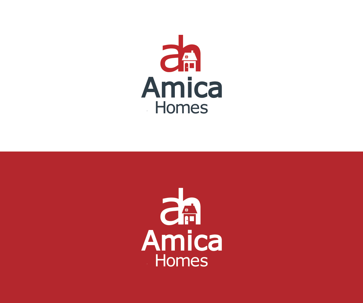 Logo Design by Nik_Studio_Geo for Amica Homes | Design #10663668