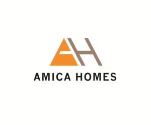 Diseño de Logo por pi128 para Amica Homes | Diseño: #10718235