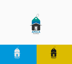 Diseño de Logo por rezamdsohag para Amica Homes | Diseño: #10690126
