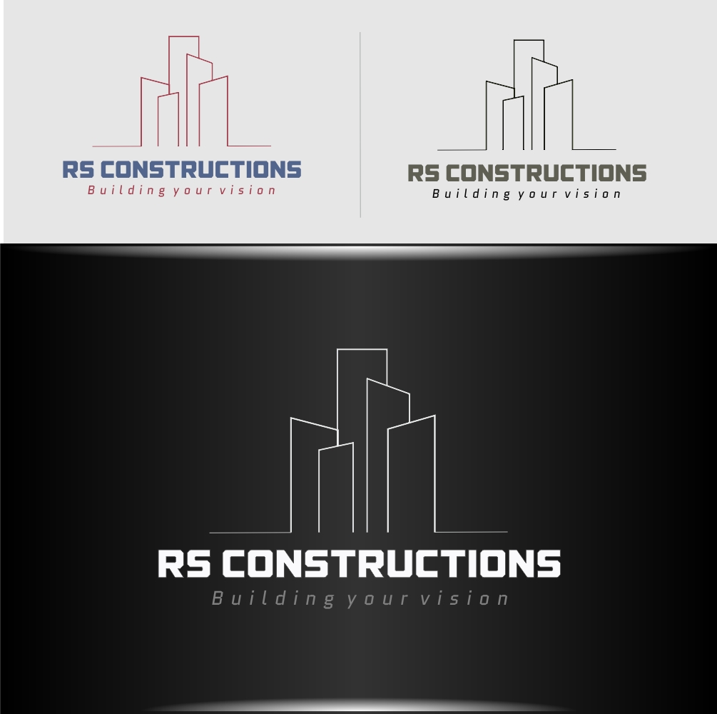 Logo-Design von M2-VisualArt für RS Construction  | Design #10684877