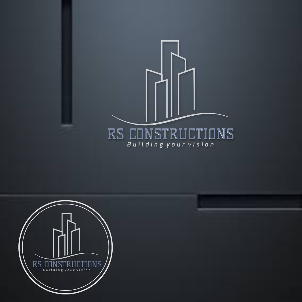 Logo Design by M2-VisualArt for RS Construction  | Design #10684892