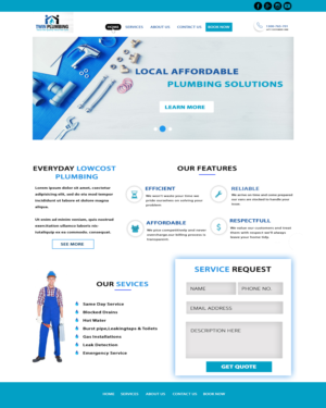 Landing Page Design by Hari Sai