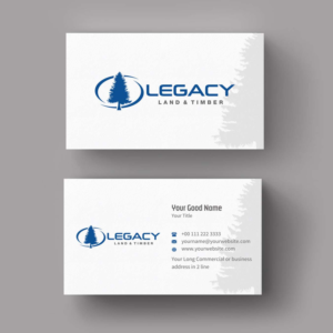 Diseño de Tarjeta de Presentación por INDIAN_Ashok para Legacy Land & Timber | Diseño: #10672314