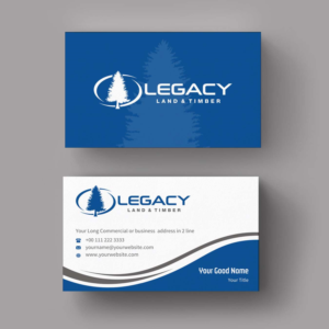 Business Card Design by INDIAN_Ashok for Legacy Land & Timber | Design: #10672315