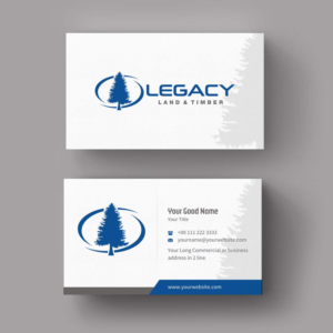 Business Card Design by INDIAN_Ashok for Legacy Land & Timber | Design: #10672317