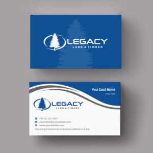 Business Card Design by INDIAN_Ashok for Legacy Land & Timber | Design: #10672320