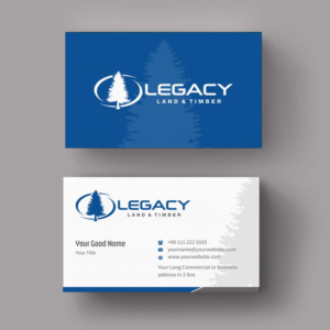 Business Card Design by INDIAN_Ashok for Legacy Land & Timber | Design: #10672322