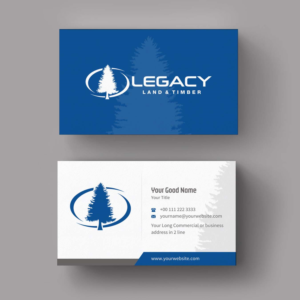 Business Card Design by INDIAN_Ashok for Legacy Land & Timber | Design: #10672326