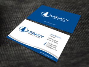 Business Card Design by SKYdesign for Legacy Land & Timber | Design: #10676397
