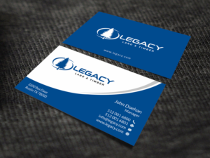 Business Card Design by SKYdesign for Legacy Land & Timber | Design: #10676402