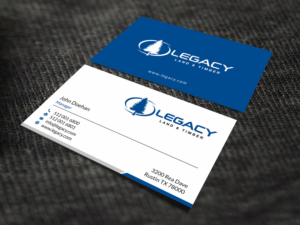 Business Card Design by SKYdesign for Legacy Land & Timber | Design: #10676407
