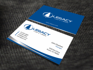 Business Card Design by SKYdesign for Legacy Land & Timber | Design: #10676409
