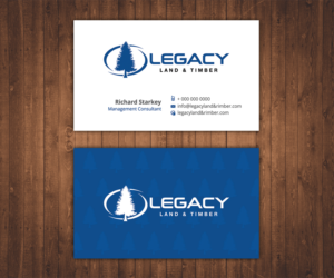 Business Card Design by Stylez Designz for Legacy Land & Timber | Design: #10755897