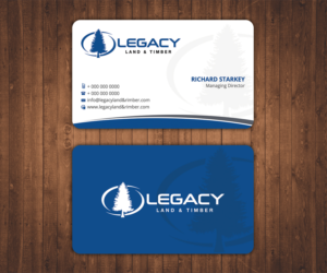 Business Card Design by Stylez Designz for Legacy Land & Timber | Design: #10755899
