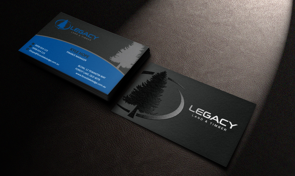 Design de Carte de Visite par Grafactory pour Legacy Land & Timber | Design : #10808533