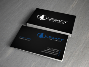 Diseño de Tarjeta de Presentación por Creations Box 2015 para Legacy Land & Timber | Diseño: #10675166