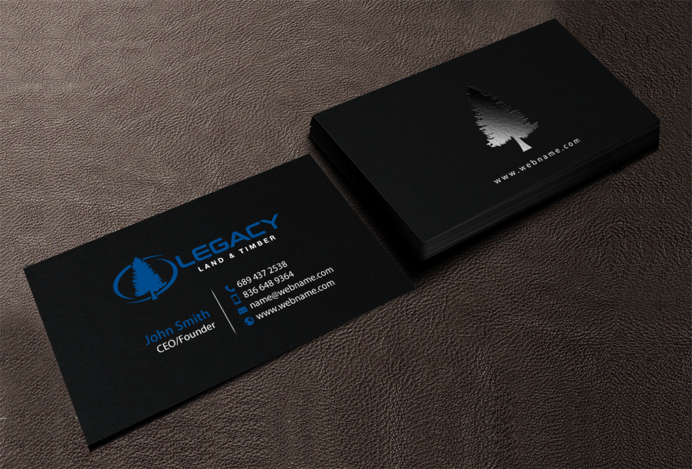 Design de Carte de Visite par chandrayaan.creative pour Legacy Land & Timber | Design #10681798