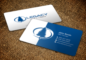 Design de Carte de Visite par chandrayaan.creative pour Legacy Land & Timber | Design : #10699446