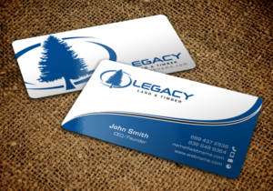 Diseño de Tarjeta de Presentación por chandrayaan.creative para Legacy Land & Timber | Diseño: #10699450