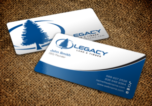 Design de Carte de Visite par chandrayaan.creative pour Legacy Land & Timber | Design : #10699451