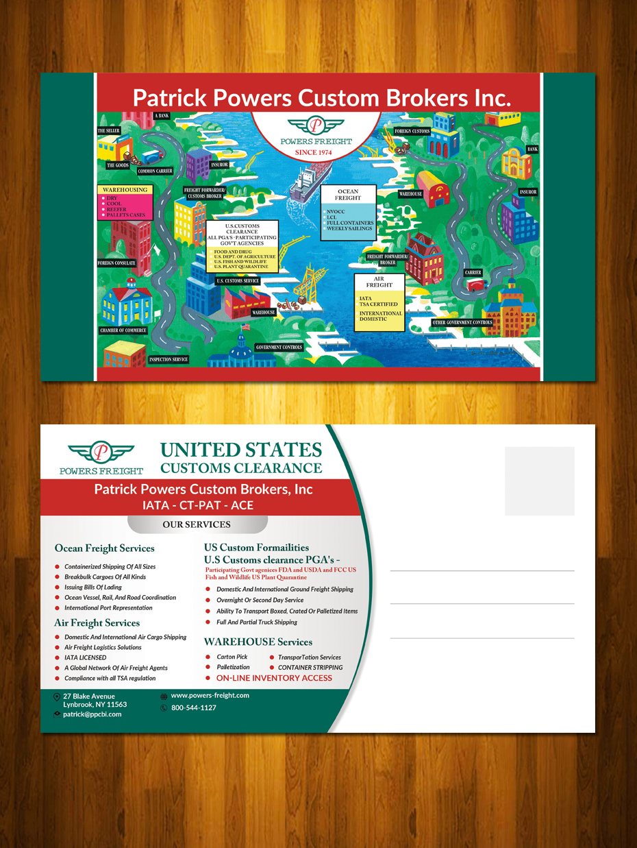 Postcard Design by innovative earth for this project | Design #11314062