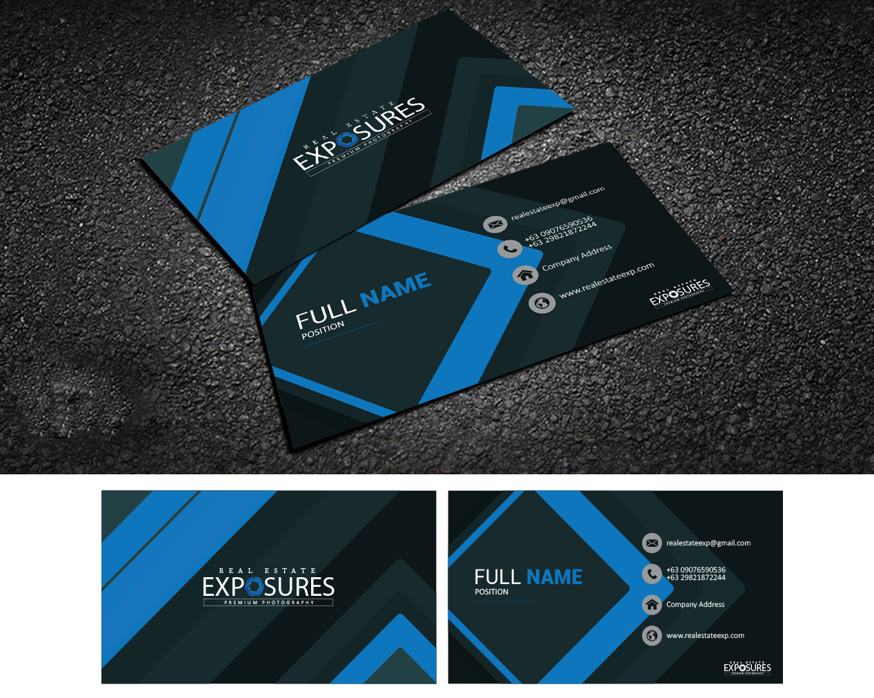 Logo Design by Graphicient for Real Estate Exposures | Design #10687210