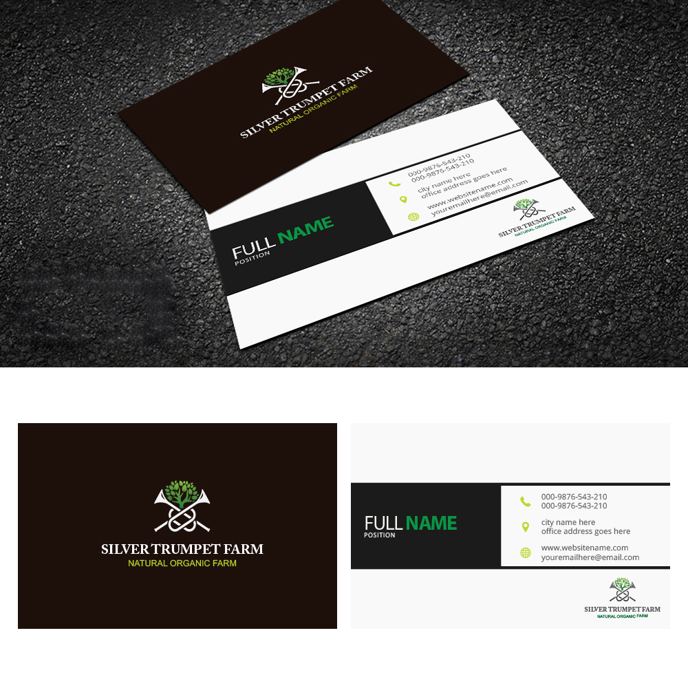 Logo Design by Graphicient for Silver Trumpet Farm, LLC | Design #10695848