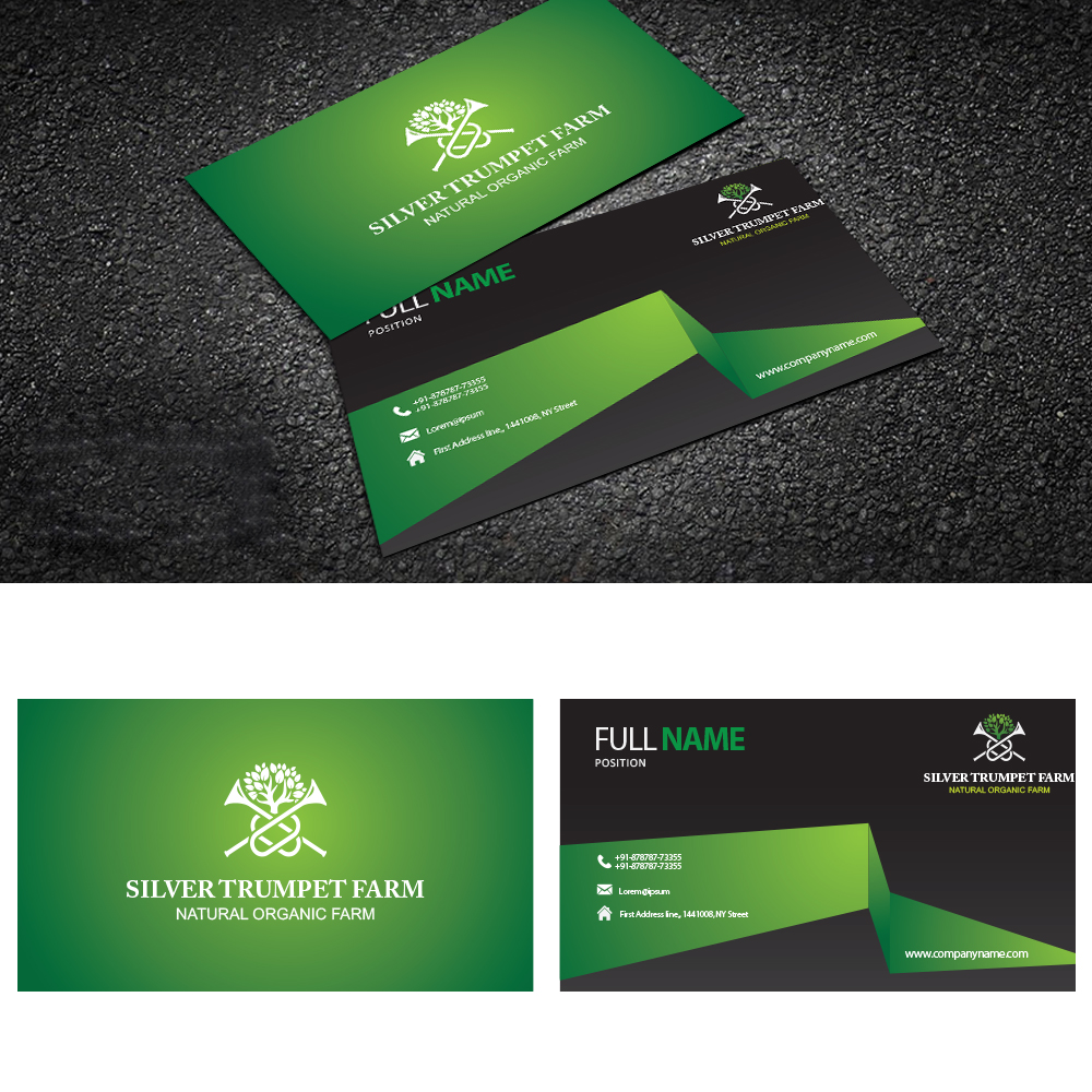 Logo Design by Graphicient for Silver Trumpet Farm, LLC | Design #10695849