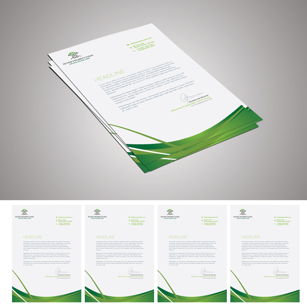 Logo Design by Graphicient for Silver Trumpet Farm, LLC | Design #10695850