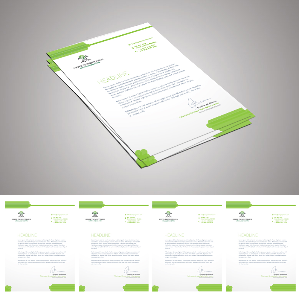 Logo-Design von Graphicient für Silver Trumpet Farm, LLC | Design #10695862