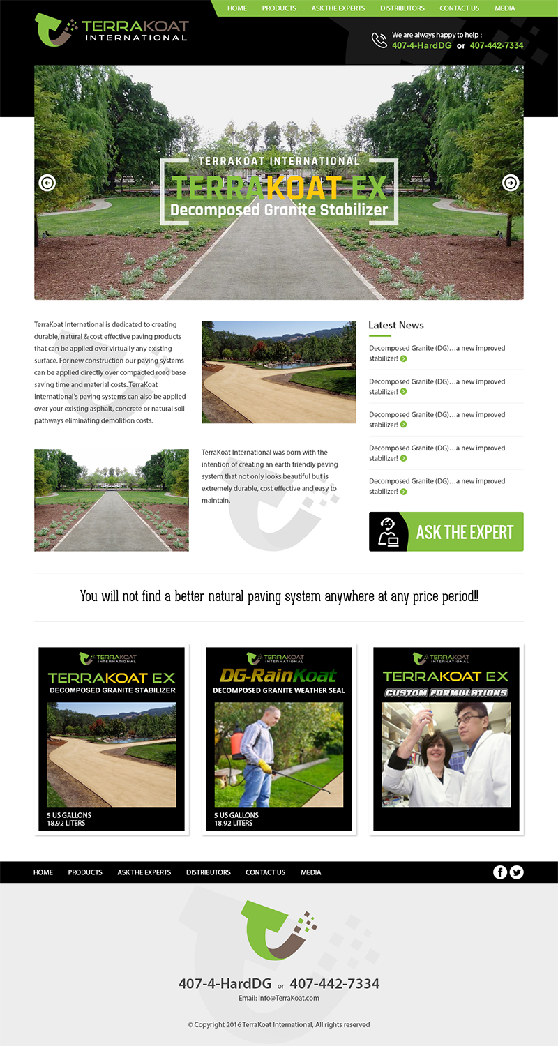 Web Design by RupalTechno for TerraKoat International | Design #10705539