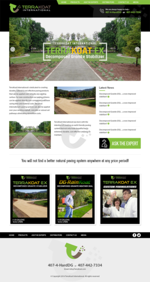 Web Design by RupalTechno for TerraKoat International | Design: #10705539