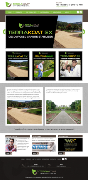 Web Design by RupalTechno for TerraKoat International | Design: #10705698