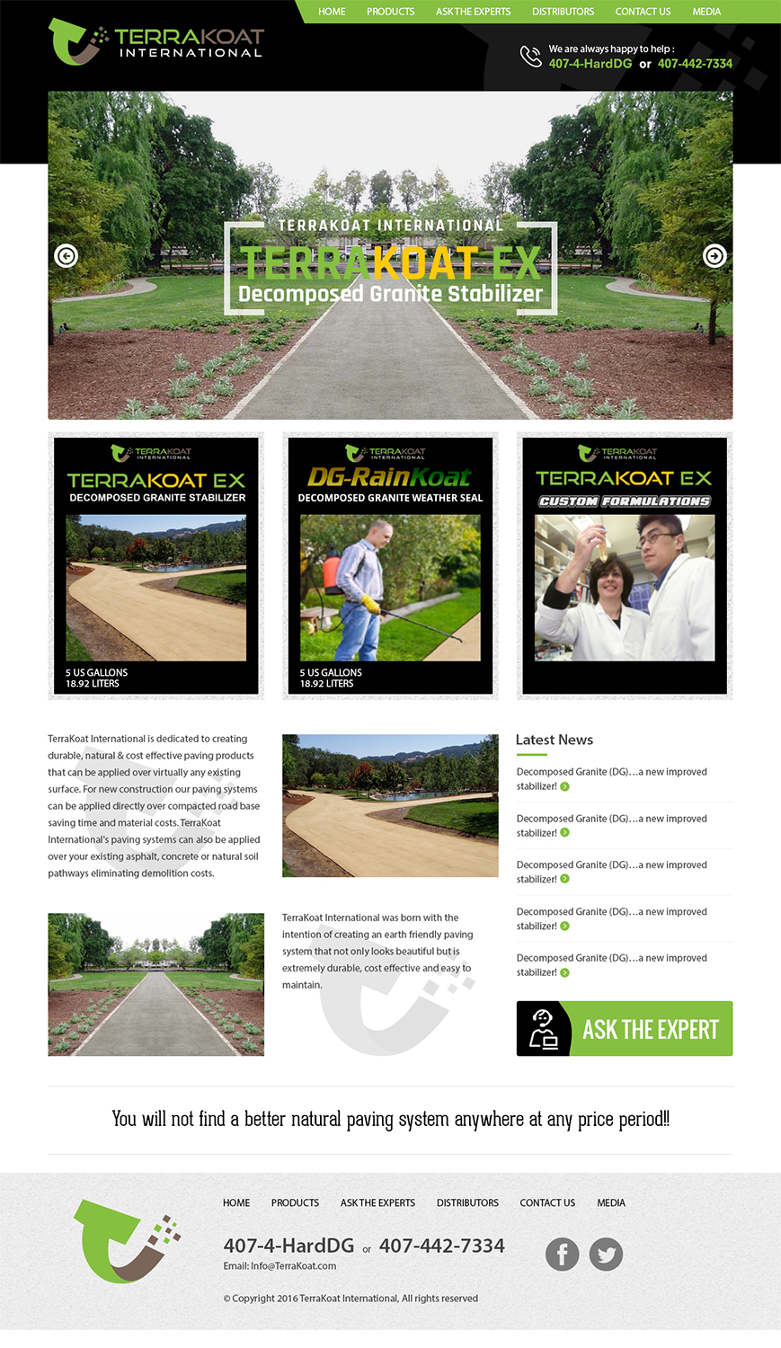 Web Design by RupalTechno for TerraKoat International | Design #10705709