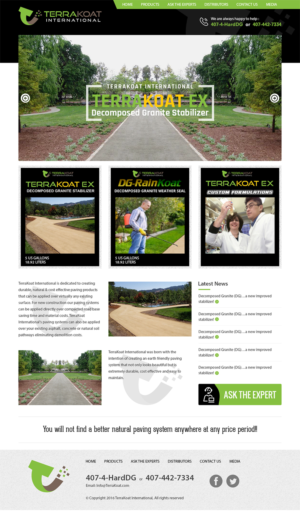 Web Design by RupalTechno for TerraKoat International | Design: #10705709