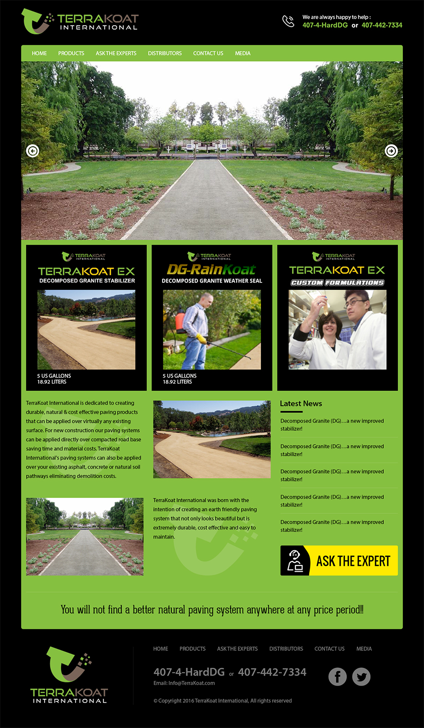 Web Design by RupalTechno for TerraKoat International | Design #10705977