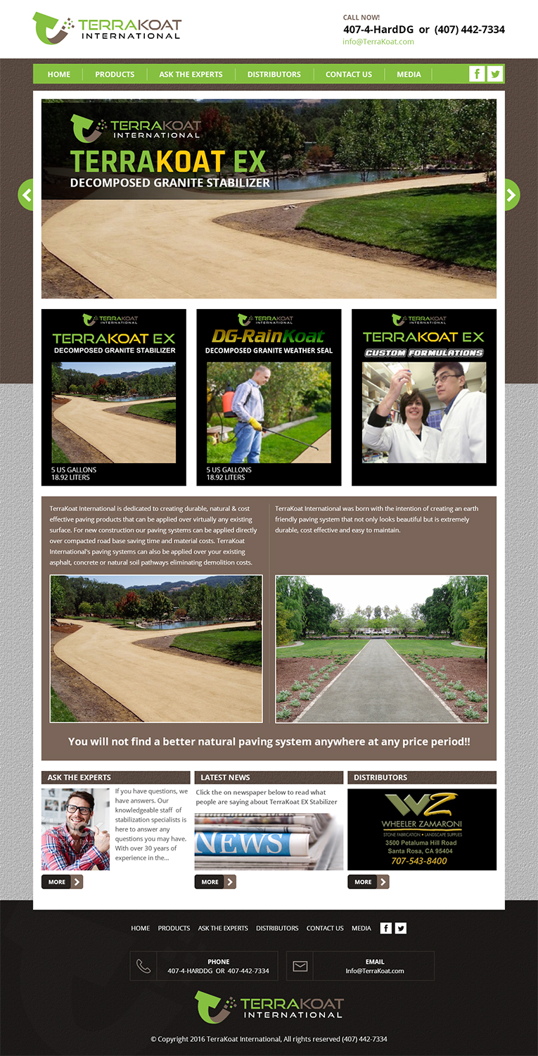Web Design by RupalTechno for TerraKoat International | Design #10705980