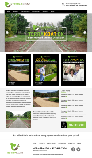 Web Design by RupalTechno for TerraKoat International | Design: #10706170