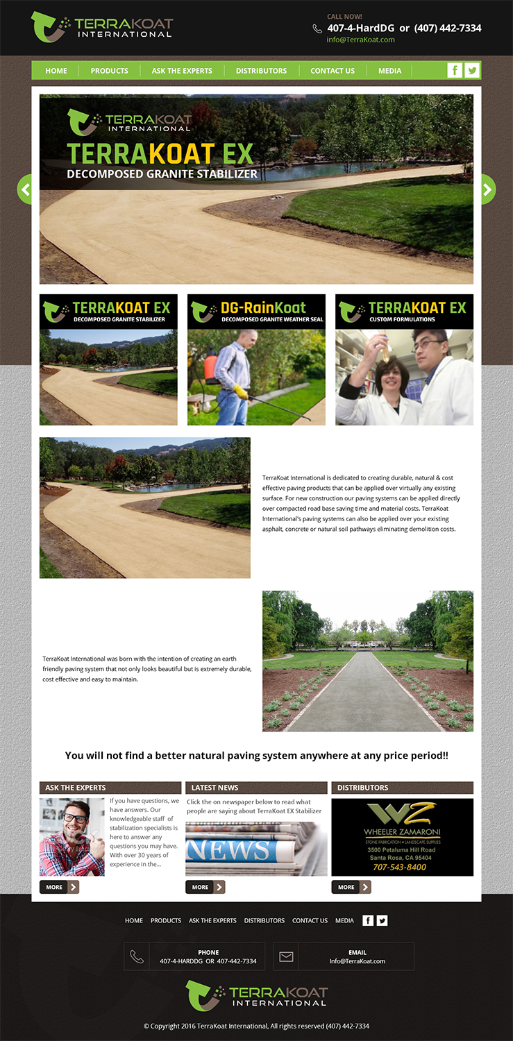 Web Design by RupalTechno for TerraKoat International | Design #10706827