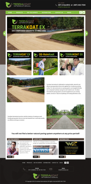 Web Design by RupalTechno for TerraKoat International | Design: #10706827