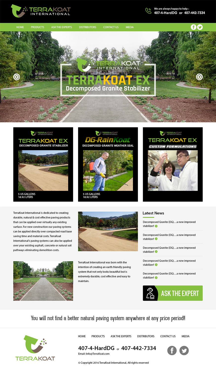 Web Design by RupalTechno for TerraKoat International | Design #10706848