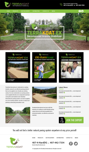 Web Design by RupalTechno for TerraKoat International | Design: #10706848
