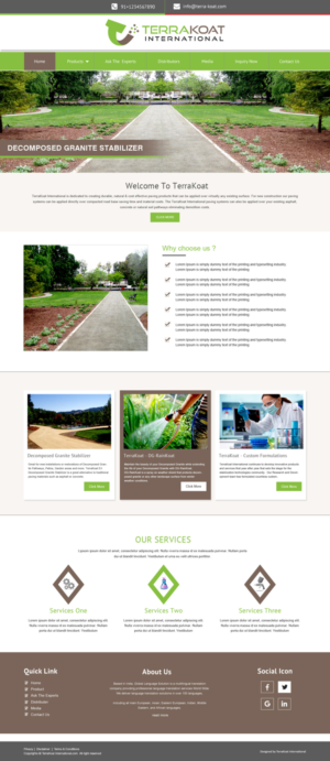 Web-Design von Websol für TerraKoat International | Design #10718829