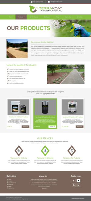 Web Design by Websol for TerraKoat International | Design: #10718848